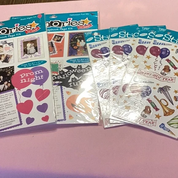 FINAL SALE PRICE Frances Meyer Scrapbooking Supplies Set of 6 - Picture 1 of 4